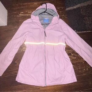 Charles River Apparel Light Pink Hooded Jacket